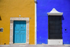 rue de campeche au mexique, road trip de 15 jours