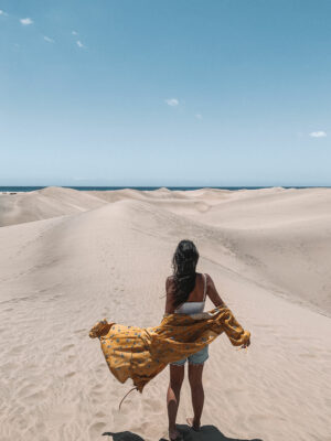 grande canarie, spots à faire, dunes de sable