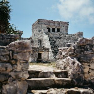 site archéologique à tulum, road trip au mexique